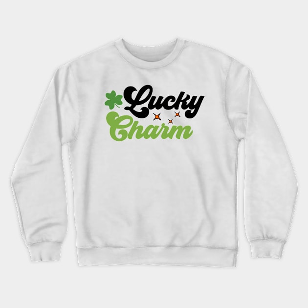 LUCKY CHARM Crewneck Sweatshirt by MZeeDesigns